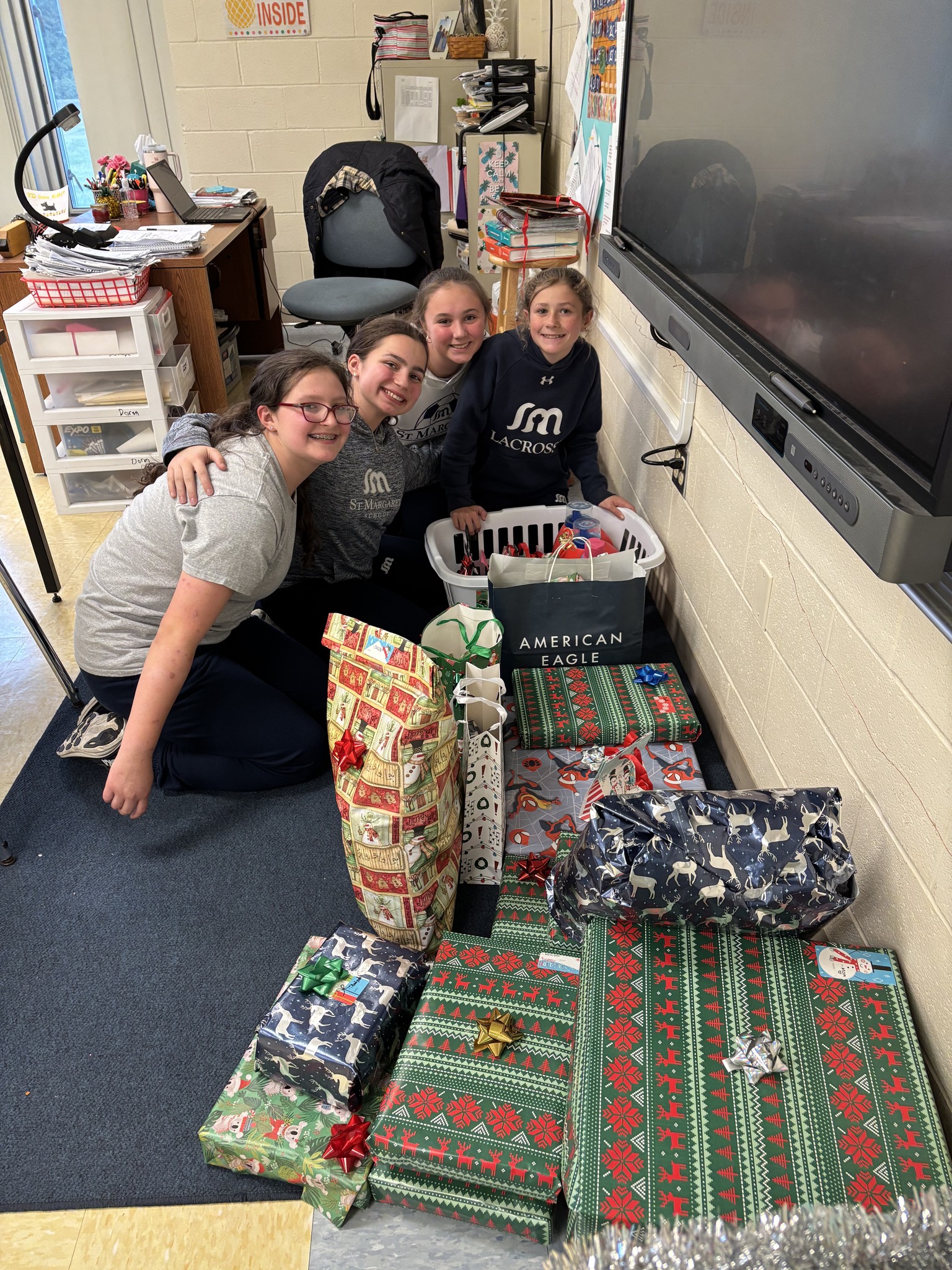 Christmas gift wrapping